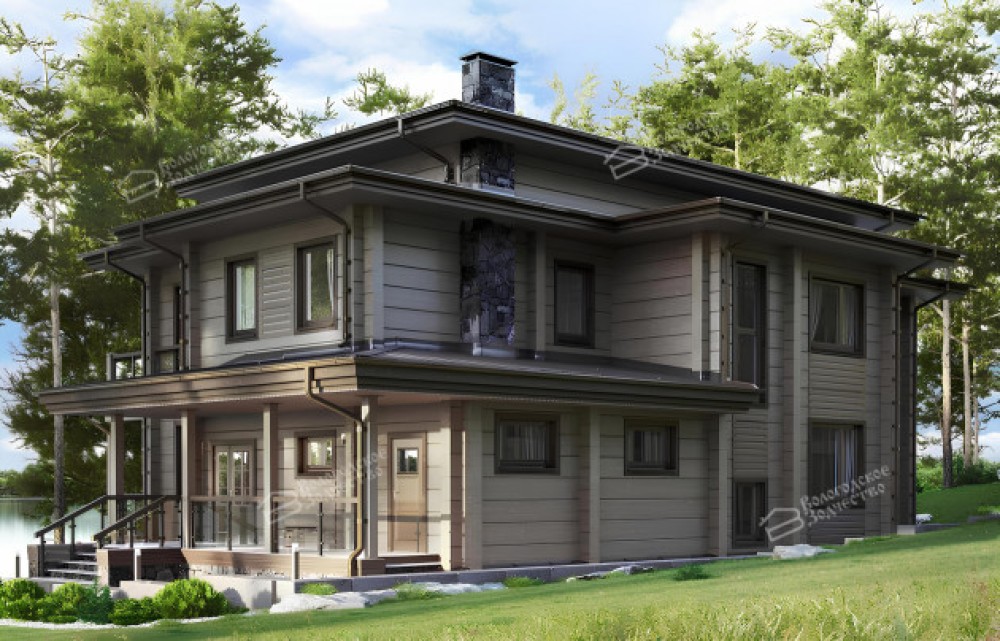 Дом из клееного бруса VZ-462